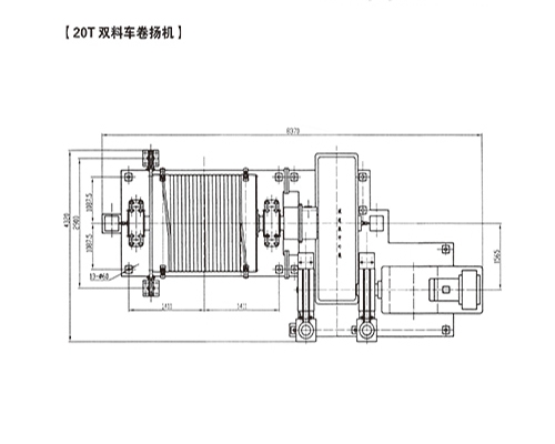 南平20T双料车卷扬机