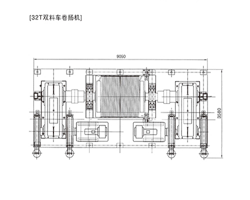 潍坊32T双料车卷扬机