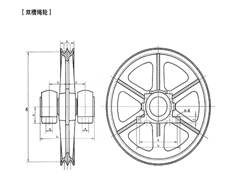 抚顺双槽绳轮