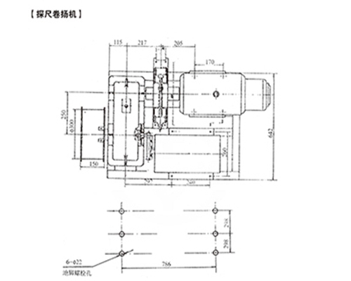 甘肃探尺卷扬机