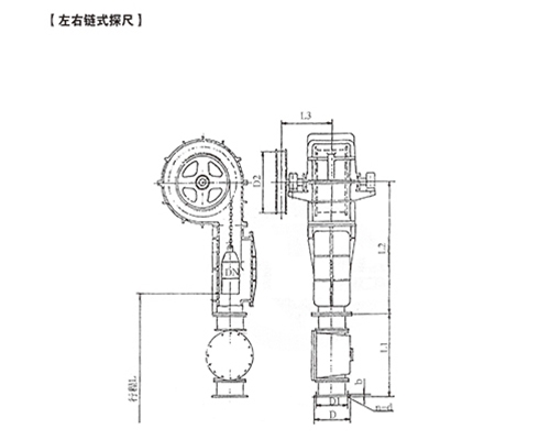 海南左右链式探尺价格